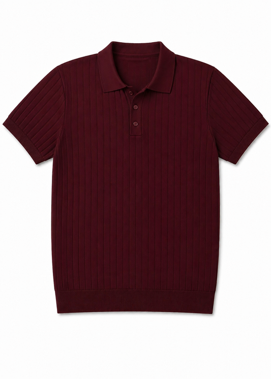 PERFECT POLO(BURGUNDY)