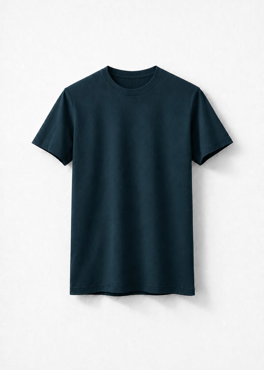 FITTED ROUND TEE (DARK GREEN)