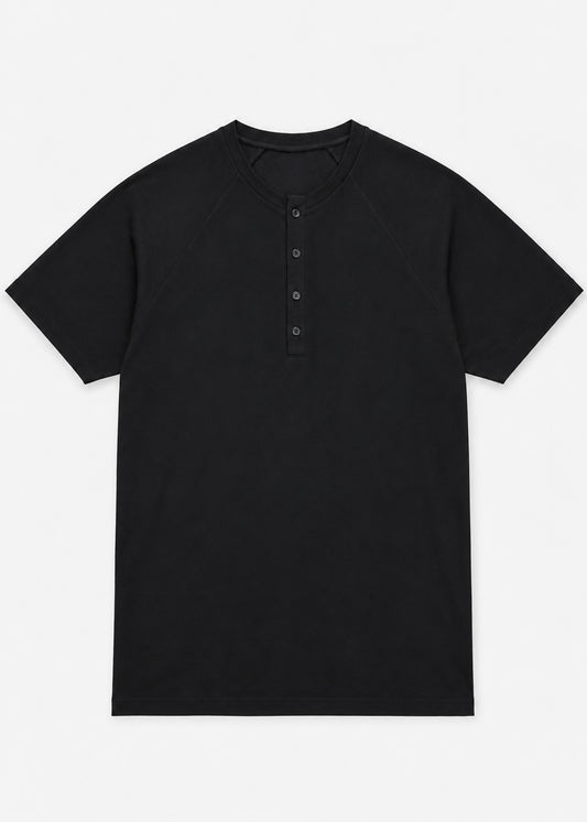 A FITTED HENLY 4 buttons (BLACK)